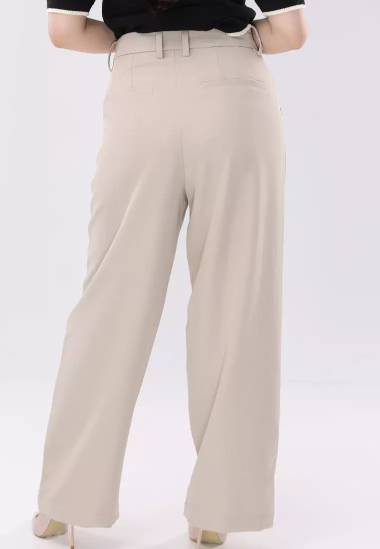 Wide Leg Trouser Pants Ladies
