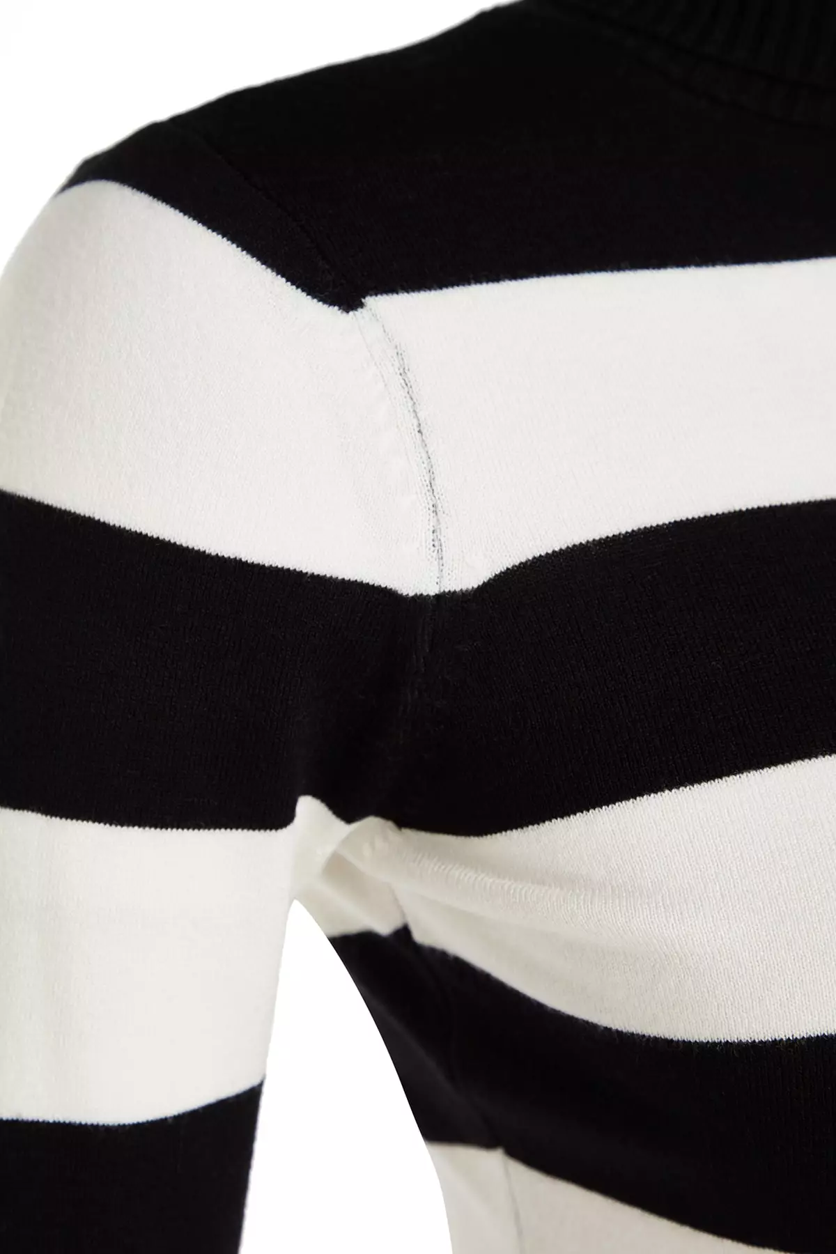 Crop Stripe Knit Sweater