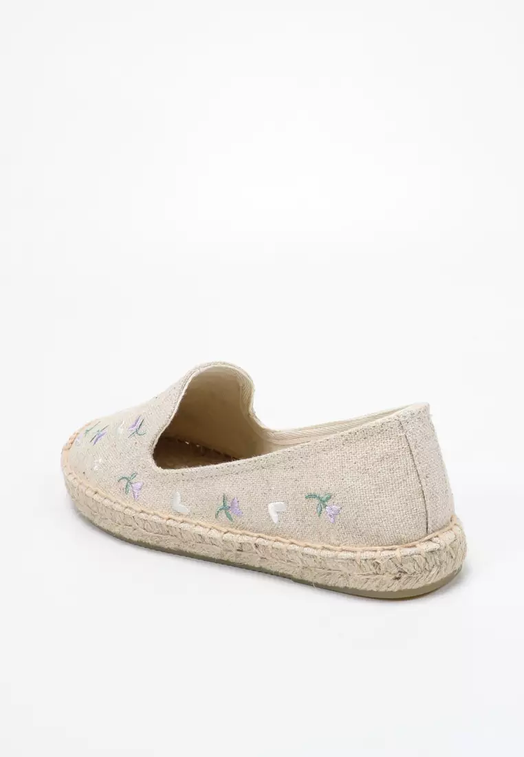 Embroidery Canvas Espadrilles HB45432