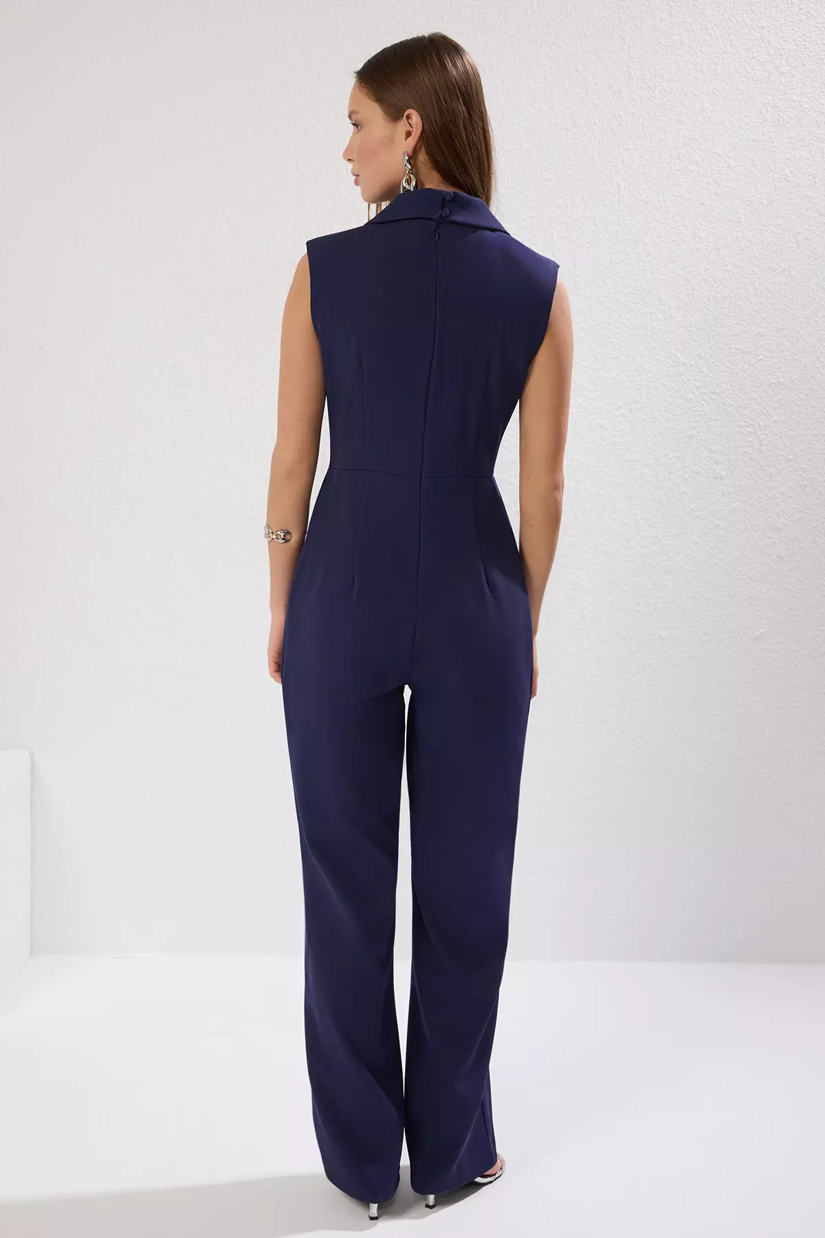 Collar Neck Jumpsuit