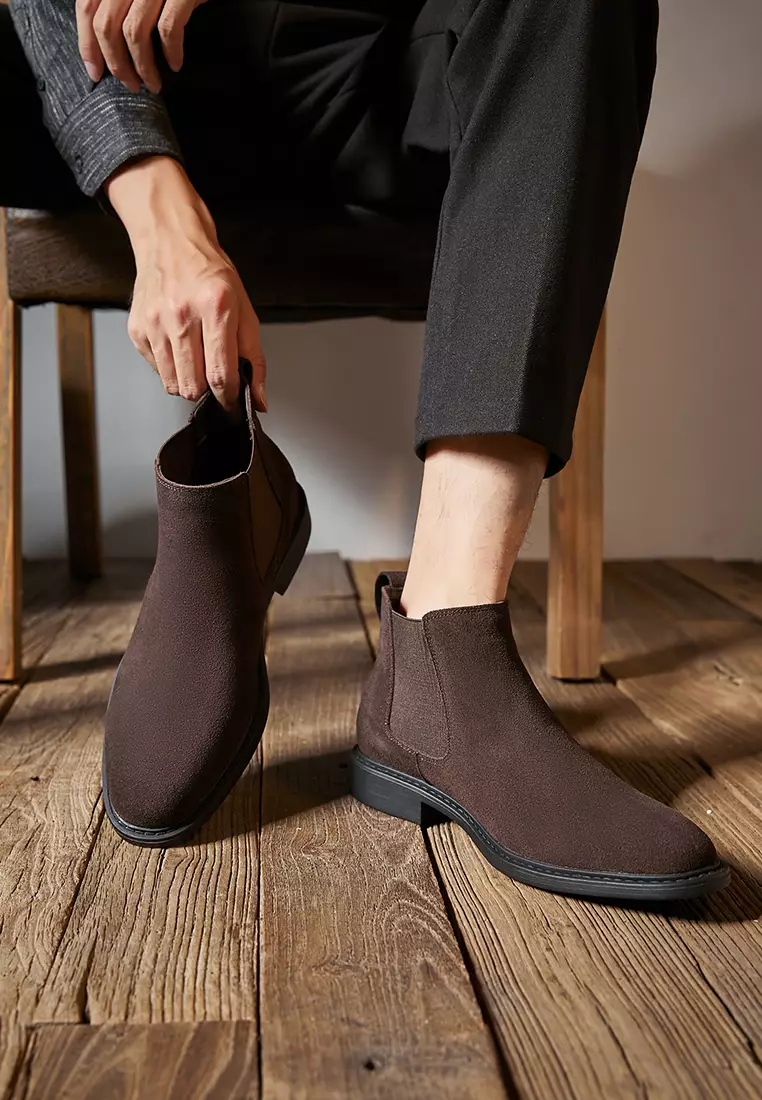 Cow Suede Chelsea Boot KB2298M