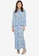 Lubna pink and blue Peplum Printed Kurung F30C1AAAABD80FGS_1