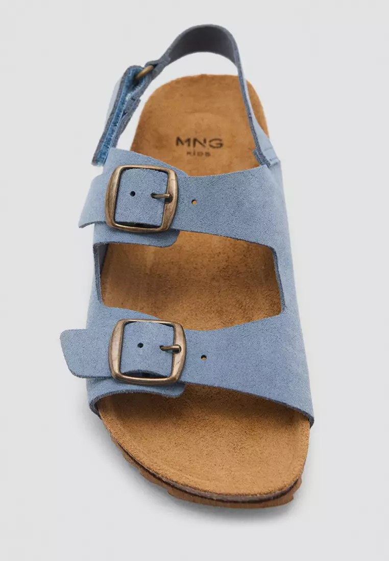 Buckle Leather Sandals