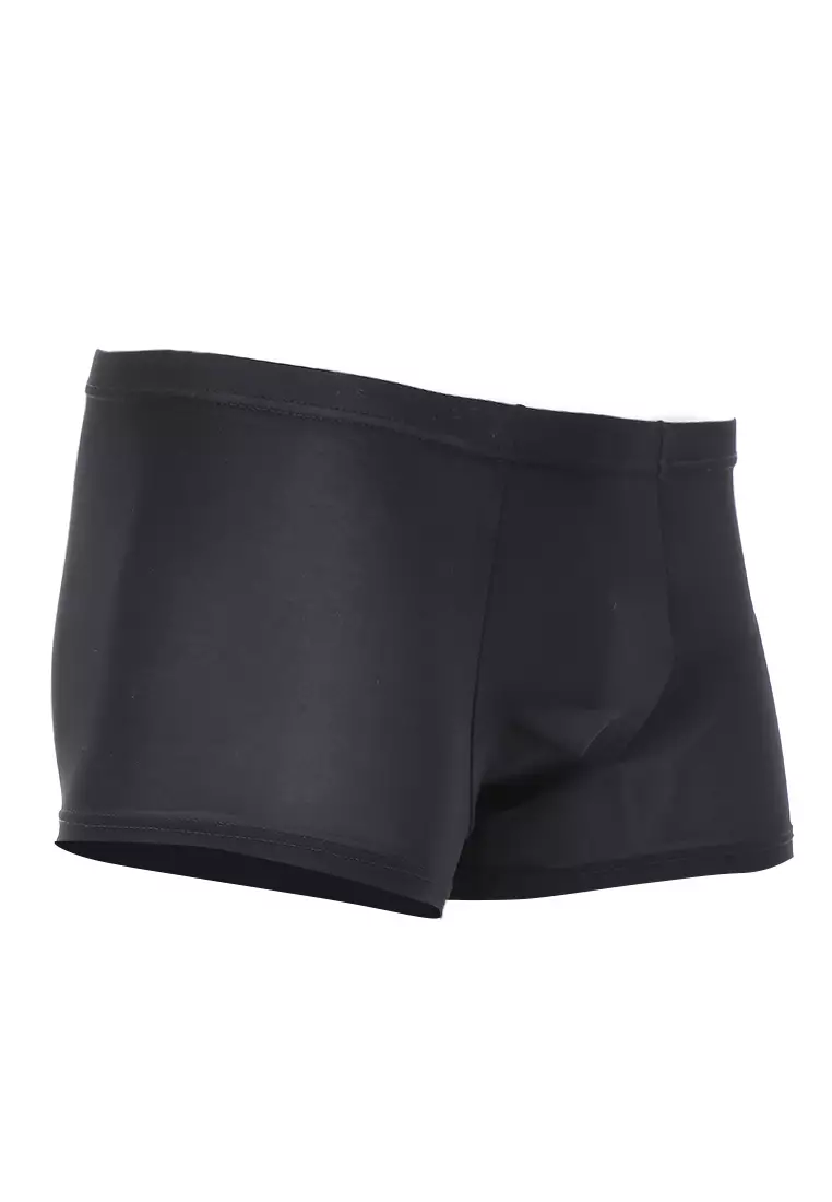 Jaymes Celana Dalam Boxer Pria 3D Seamless Underwear Material Nylon Lycra Spandex ORIGINAL - Black