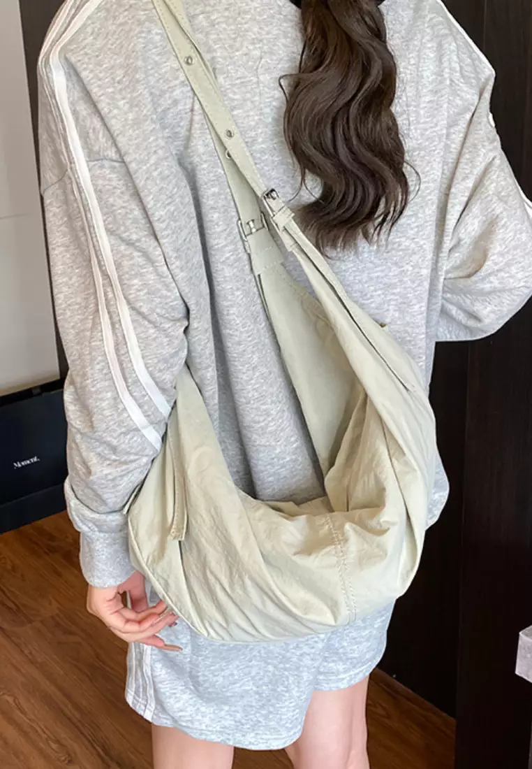 Soft Lightweight Tote Bag Adjustable Strap Commute Crossbody Bag CA26042826BE