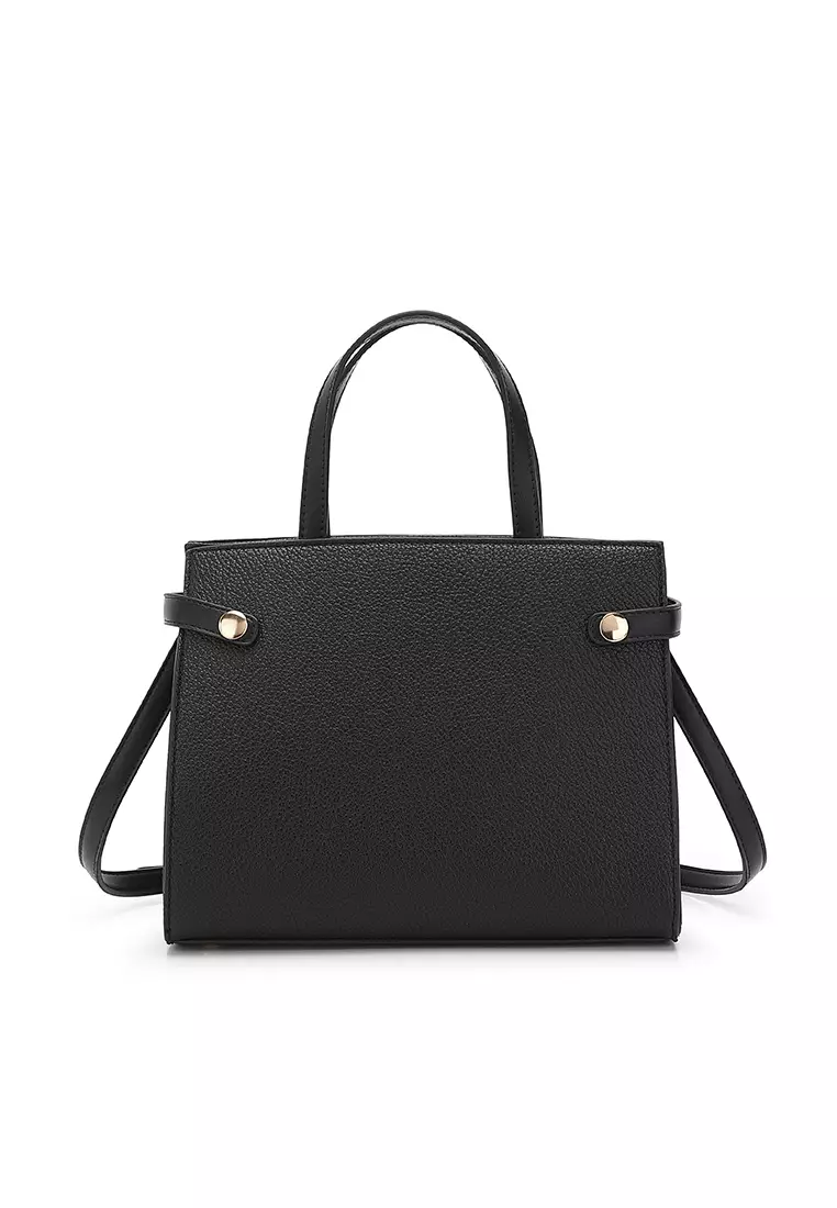 Women's Top Handle Bag / Sling Bag / Crossbody Bag / Shoulder Bag (Tas Tangan Wanita / Tas Selempang Wanita / Tas Bahu Wanita) - Hitam