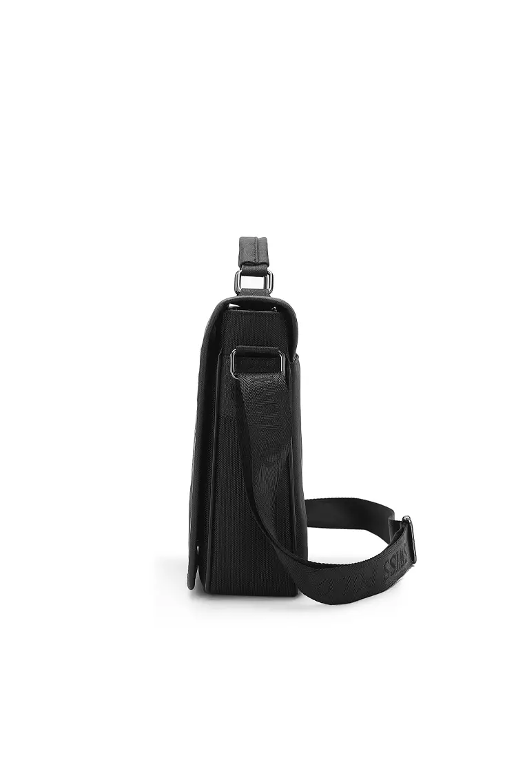 Men's Messenger Bag / Sling Bag / Crossbody Bag - Black