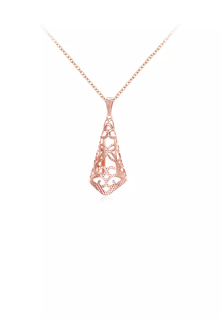 Gold conch necklace top