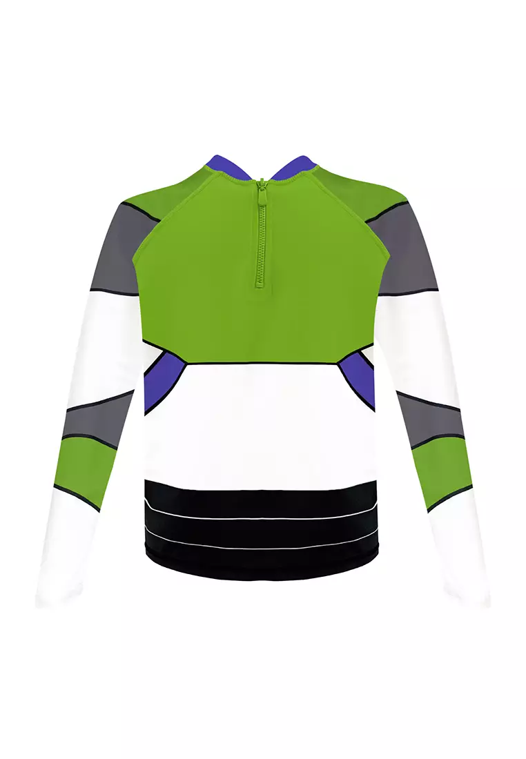 Toy Story Long-Sleeves Rashguard With UPF 50 Swimwear For Kids Boys