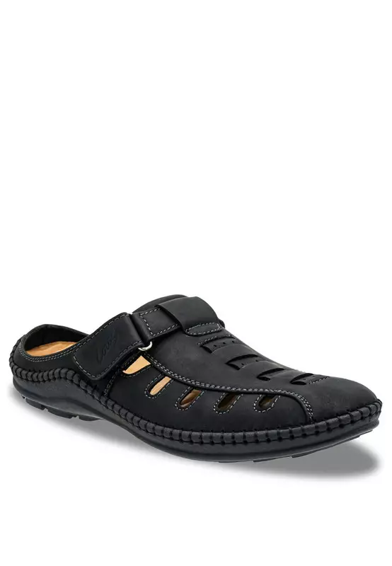 Faux Suede Velcro Fasten Casual Sandals