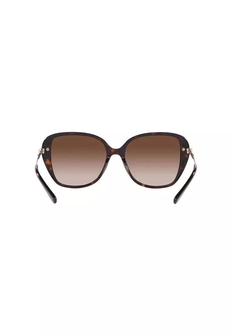 Women's Square Frame Brown Acetate Sunglasses - MK2185BF