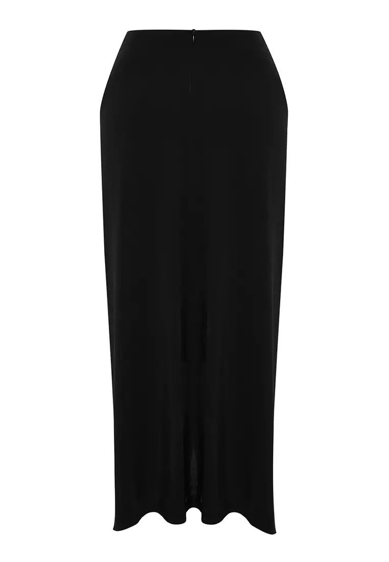 Slit Midi Skirt