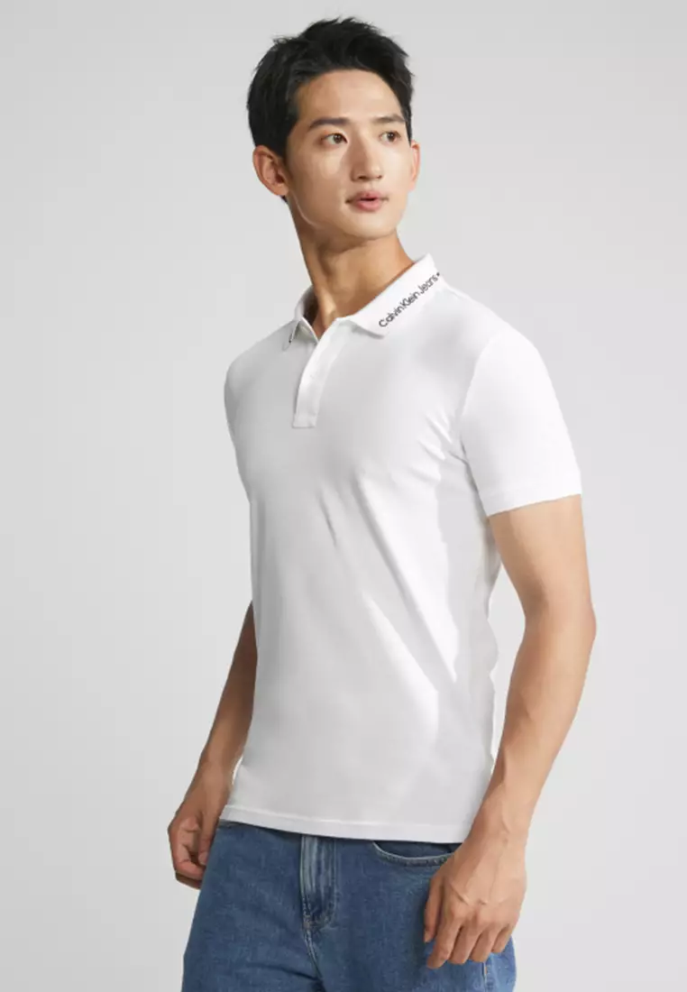 Buy Calvin Klein Ckj Polos White 2024 Online ZALORA Philippines
