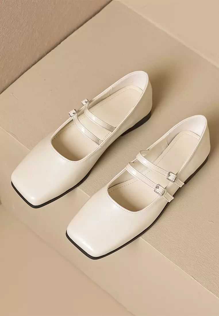 Double Strap Mary Jane Shoes WW8393-1