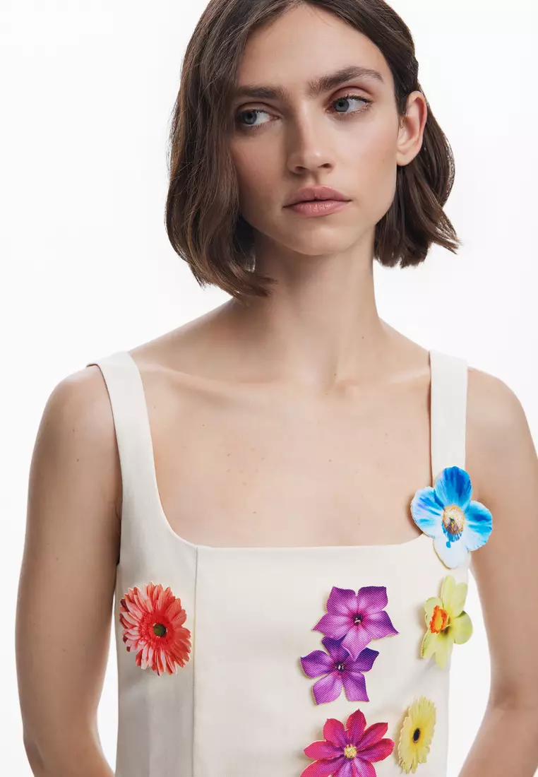 Tyler McGillivary floral panel dress