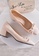 Twenty Eight Shoes beige VANSA Topcap Bow Mid Heel Pumps  VSW-H83161 278CDSHAABCFF1GS_4