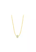 Jade J1 + 375/9K Gold Wave Chain