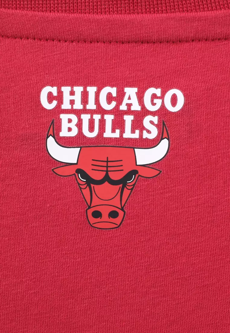 Chicago Bulls Crop Top for Women Print Team Logo Boxy Cropped T-Shirt