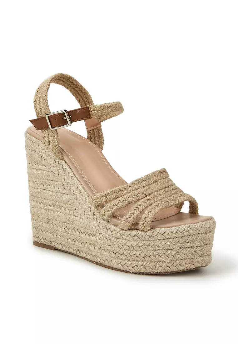 編織搭帶草編麻底涼鞋 WTY9123-13