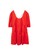 Mango red Frill Cotton Dress 54E6BAA135F4BCGS_5
