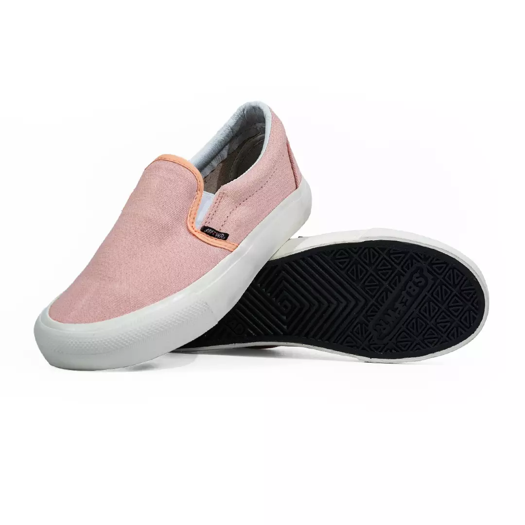 SABA Vintage Slip On Peach - Sepatu Sneakers Casual Pria Wanita