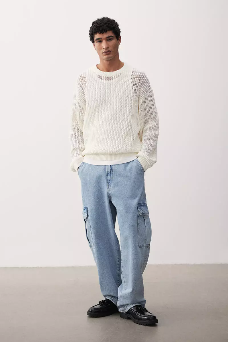 H&M Loose Cargo Jeans