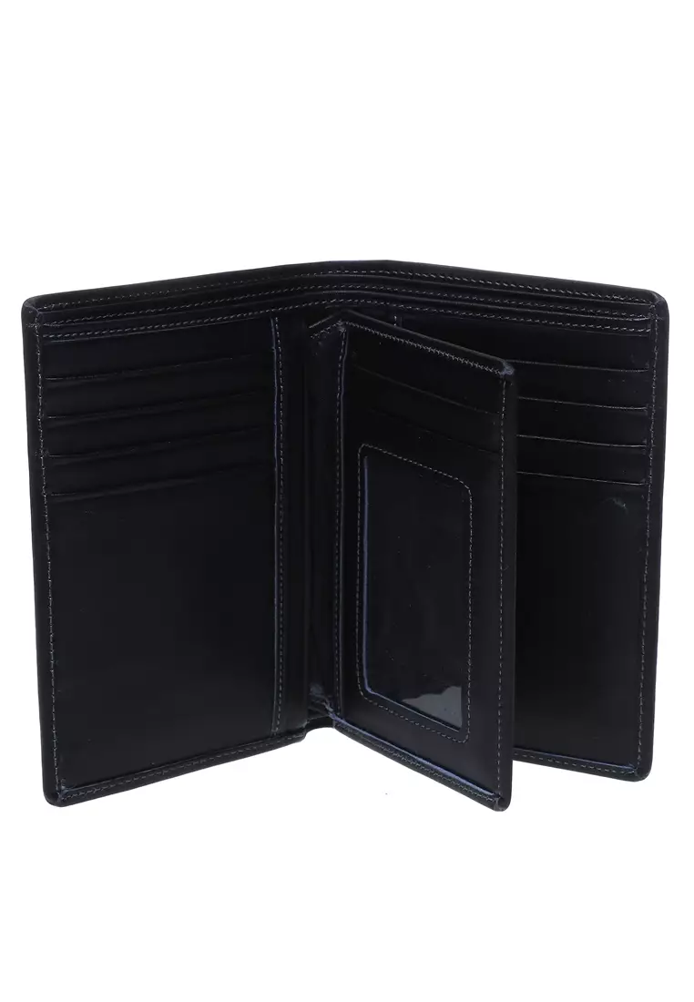 Smith Wallet Pria Model Medium 3/4 Handmade Many Slot Material Genuine Leather 01 ORIGINAL - Black