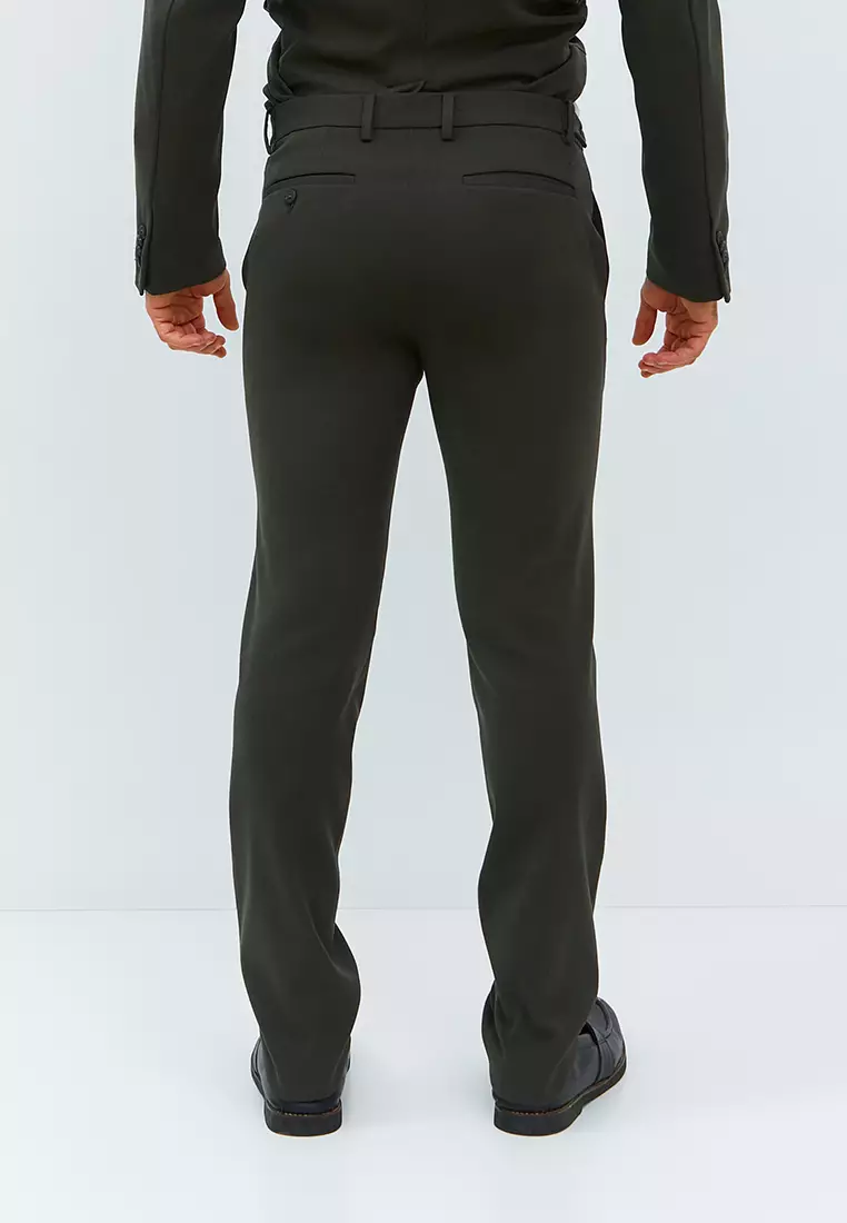 Jobb Rickman-B Celana Panjang Modern Slim Fit Olive