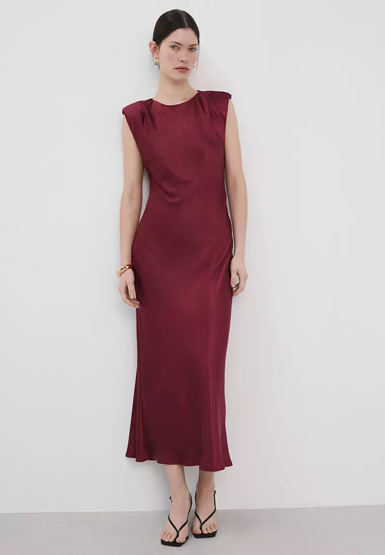 Buy Mango Fitted Satin Dress 2026 Online | ZALORA Philippines