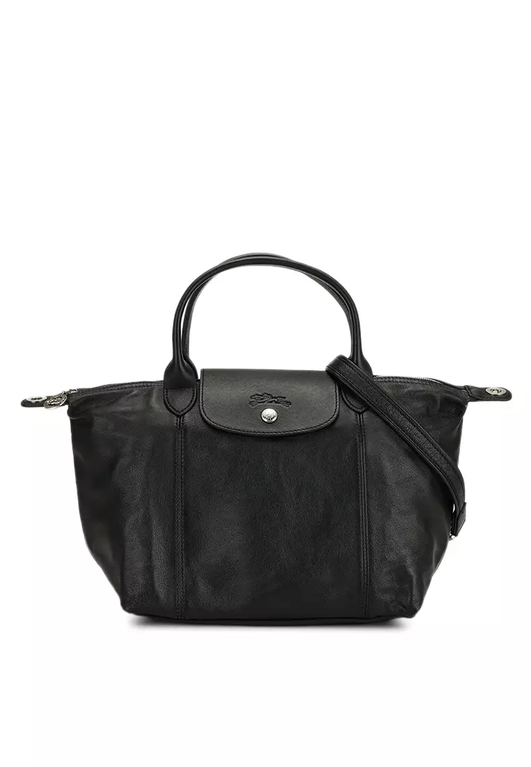 LONGCHAMP Le Pliage Cuir Small Top Handle Bag bb