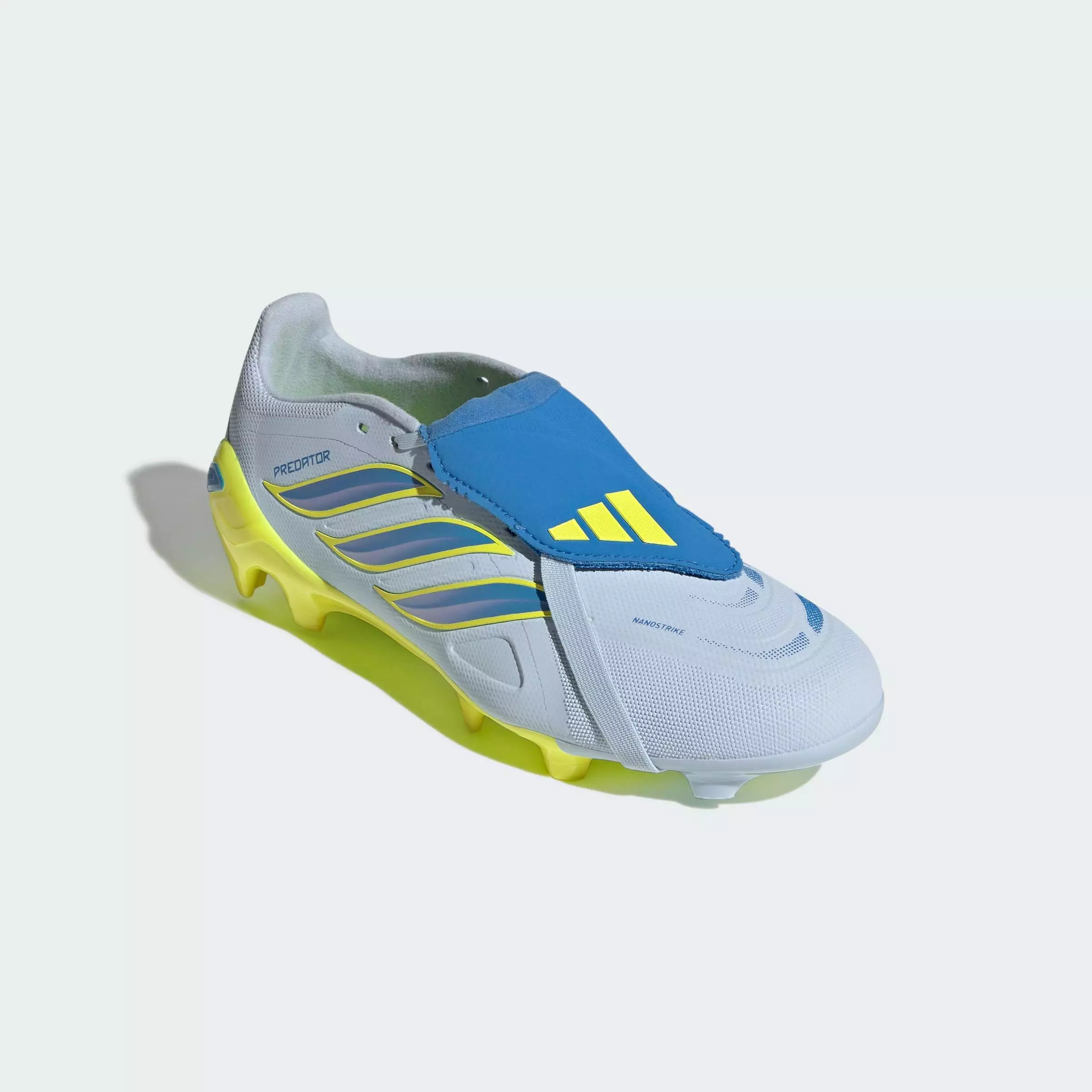 Football Predator League Fold-Over Tongue Firm Ground Football Boots Unisex Blue JS0423