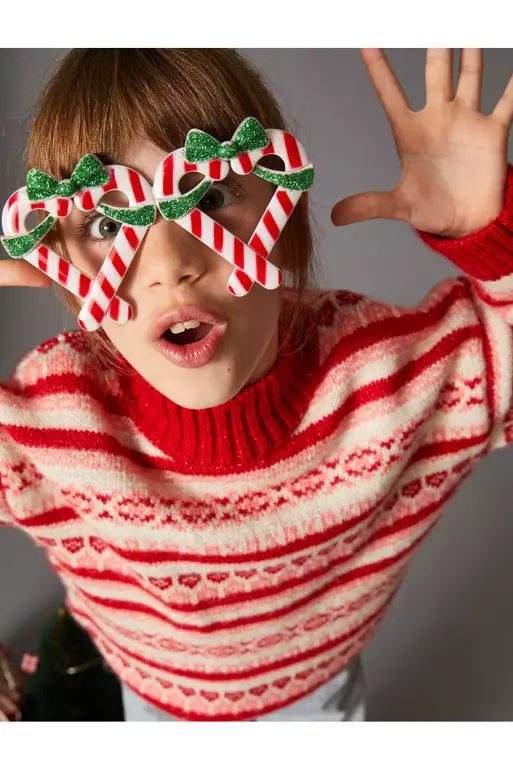 Sweater Long Sleeve Patterned