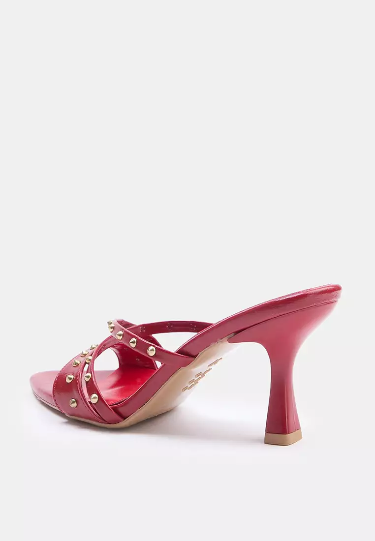 Stud Mid Heels