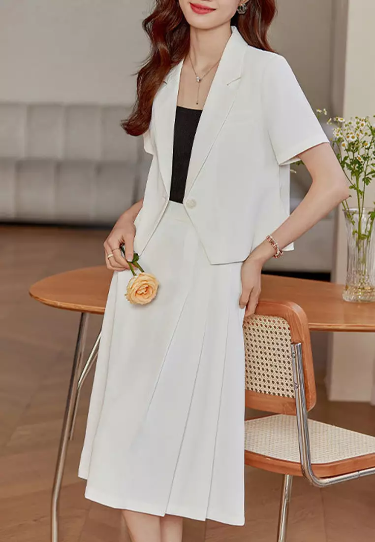 Fashionable Short Sleeve Suit Jacket YGH-EG1290