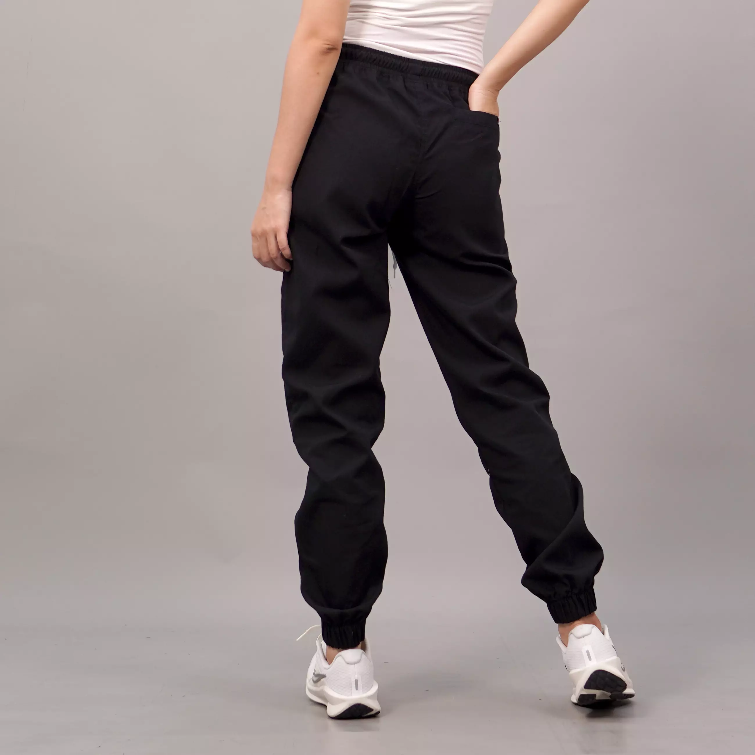  DIAN Celana Jogger Hitam Polos Jogger Pants Wanita Celana Joger Pants - HITAM