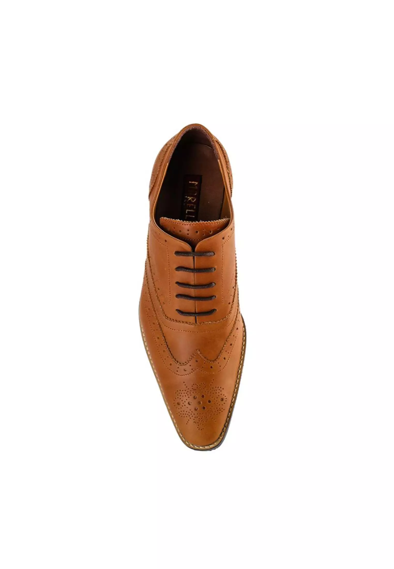 Diego Men Dress Oxford Shoes Derby Brogue Lace up Cow Leather