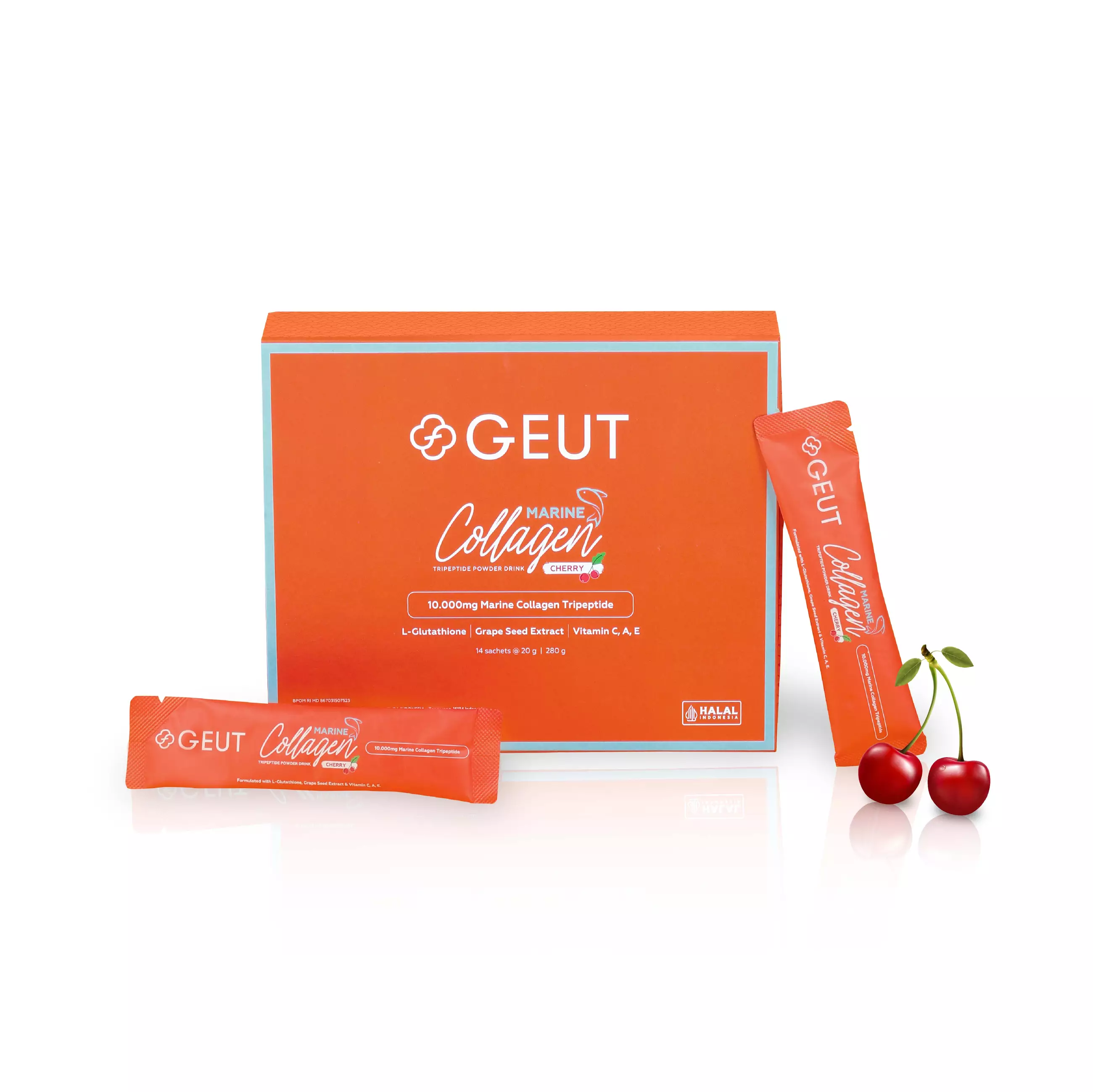 GEUT MARINE COLLAGEN TRIPEPTIDE Cherry 14pcs