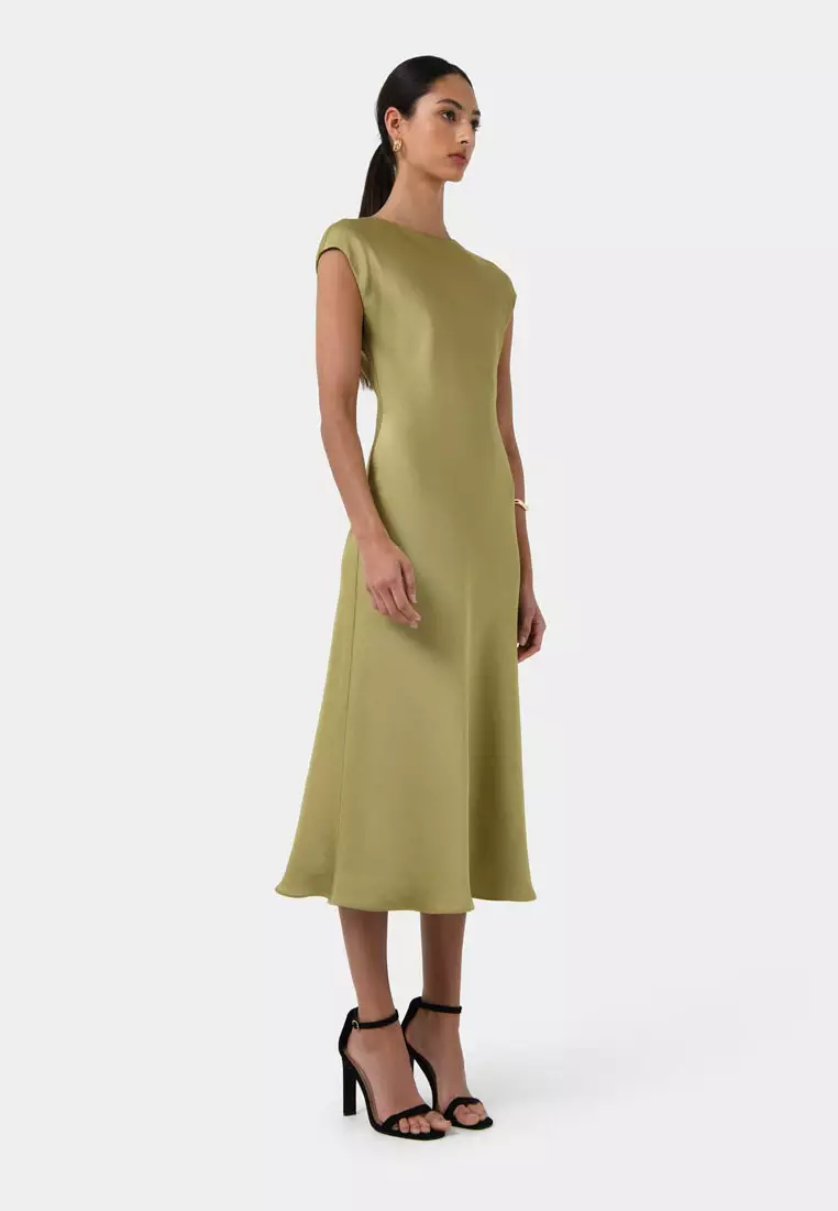 Dulce Satin Midi Dress