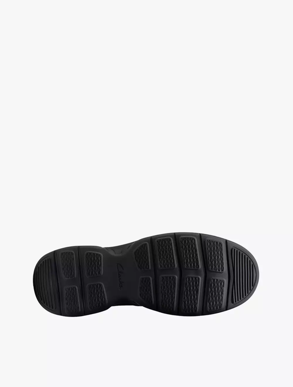 Clarks Bradley Step Blk Tumbled Lea