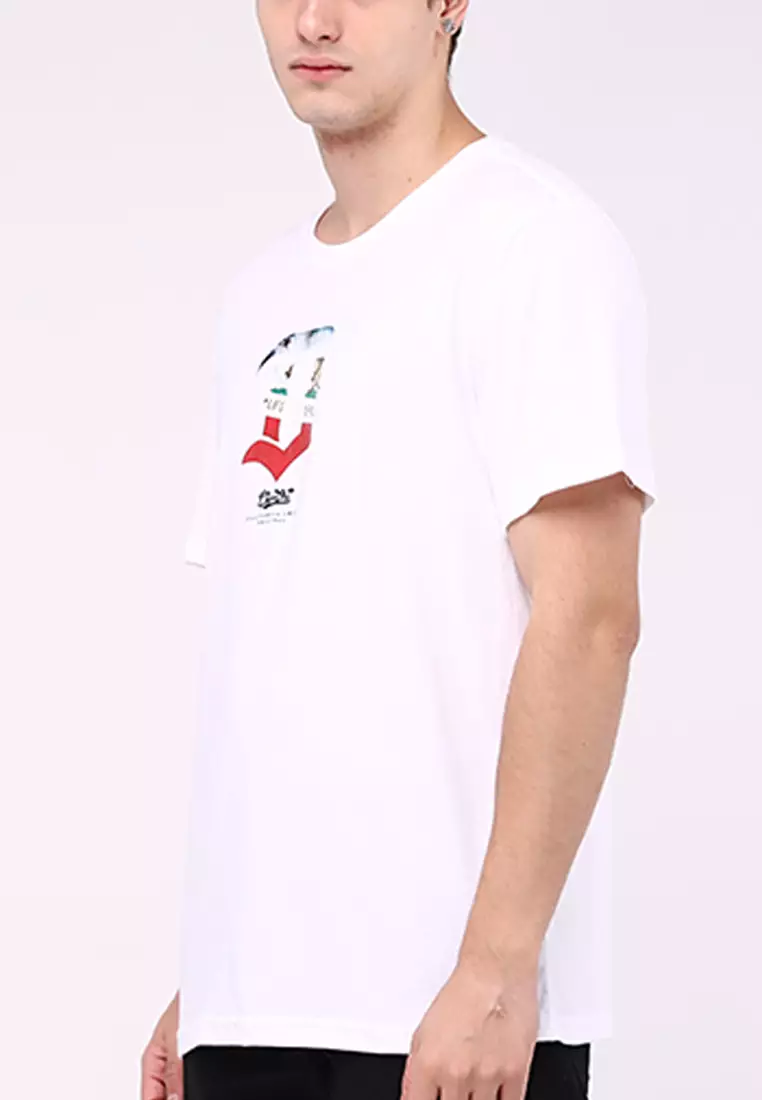 Round Neck Short Sleeves Slim Fit T-Shirt