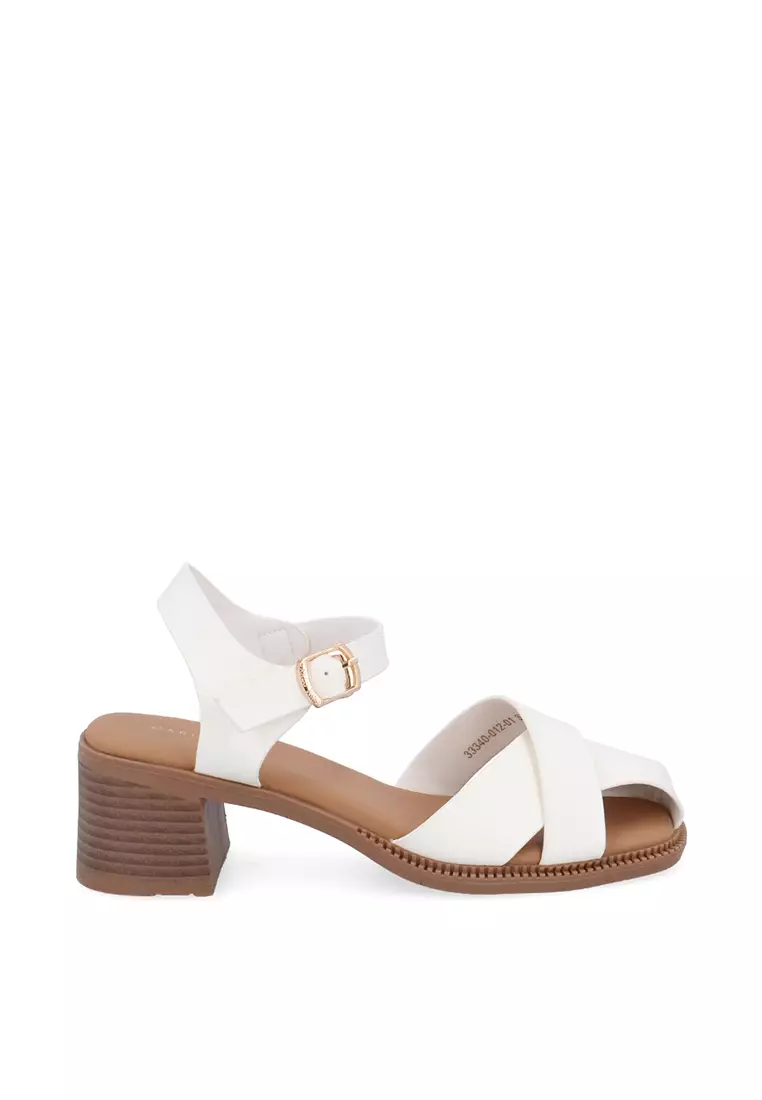 Discount on Carlo Rino  shoes - SKU: White Romane Sandals