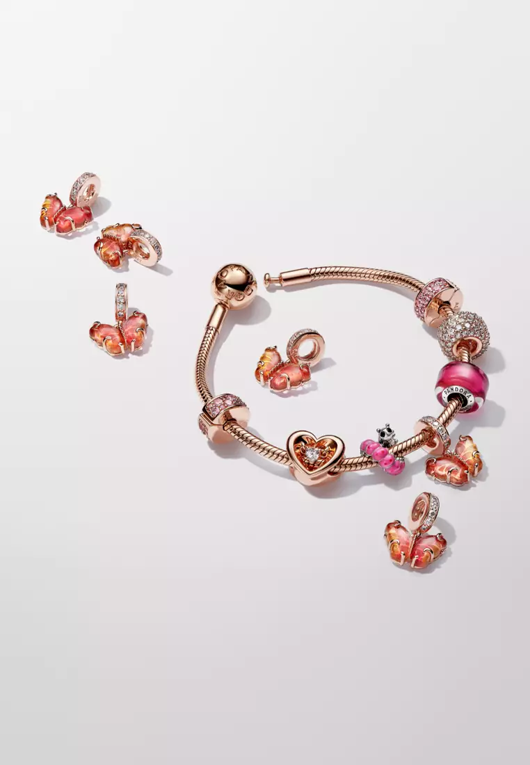 Pandora Rose Gold Pandora Murano Glass Earrings Buy PANDORA