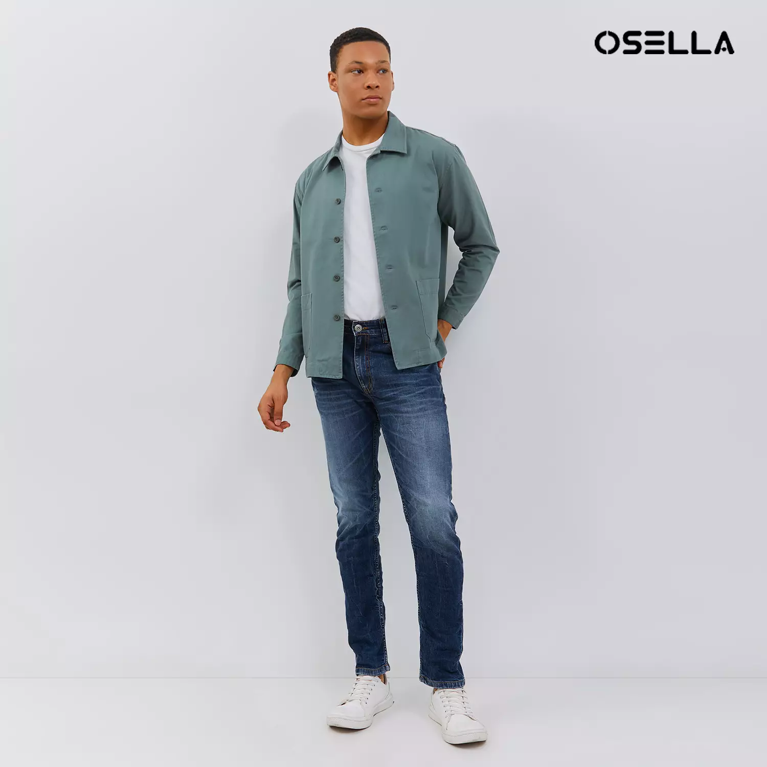 [NEW] Osella Utility Jacket 20614004 | Jaket Pria Warna Dusty Green
