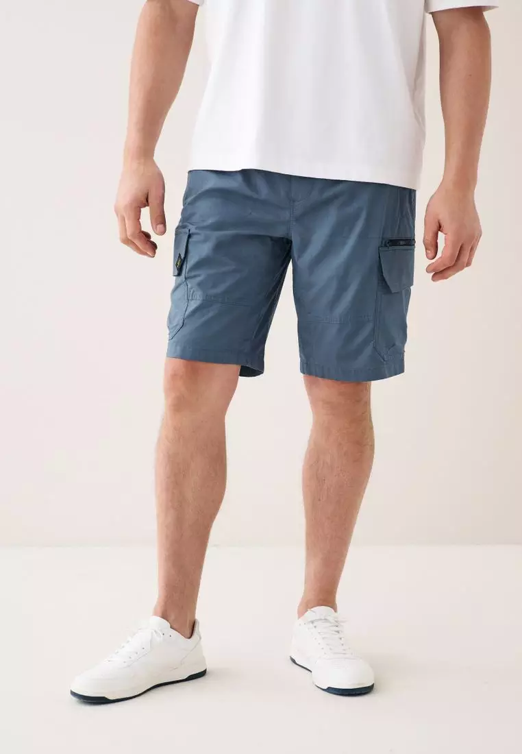 Men's drawstring sales cargo shorts