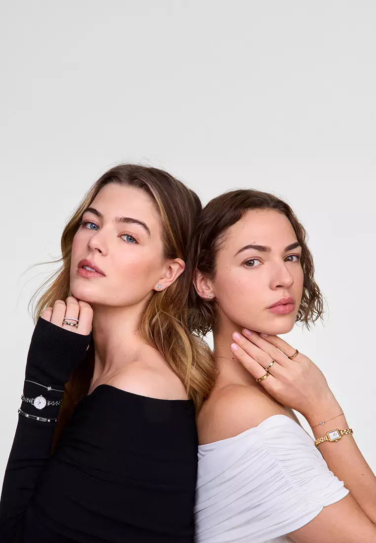 Mirelle Heart Bracelet Rose Gold Unisex Bracelet for women and men stainless steel crystal Bracelet DW Official Authentic Original gelang tangan perempuan lelaki DW