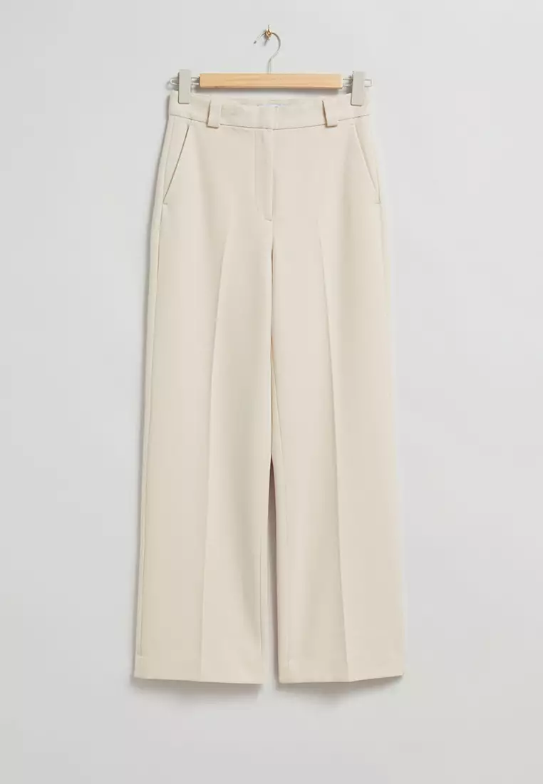 Wide Press Crease Trousers