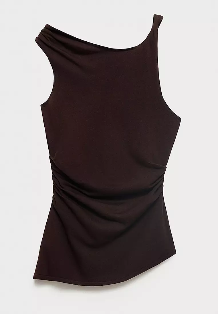 Asymmetrical Fine Knit Top