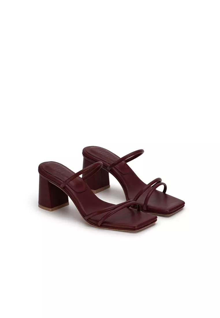 CLOUDFOAM STRAPPY BLOCK HEEL SLIDE