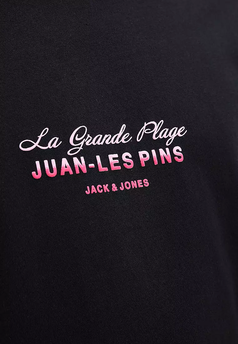 Short Sleeves Chest Crew Neck Tee