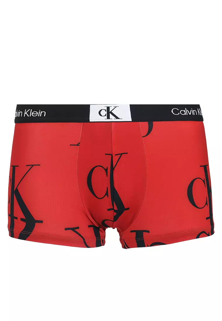 Calvin Klein CK mens Pink Icon microfiber low rise trunk Underwear size M L